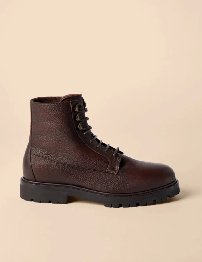 Deerskin Boots With Shearling Lining - Mfamaleathers.com